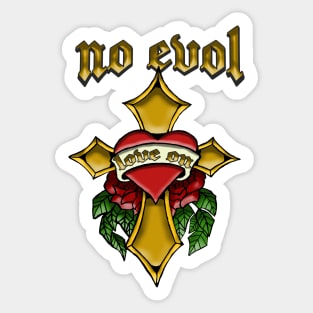 NO EVOL Sticker